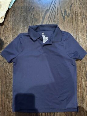 all in motion Navy Short Sleeve Polo for Kids